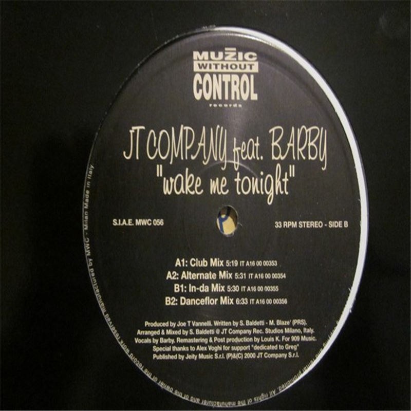 Wake me tonight - JT Company