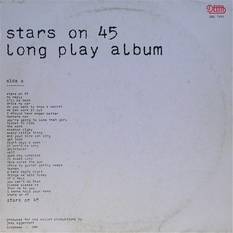 Stars on 45 Long Play Album - Stars on 45