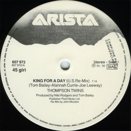 King for a day US Re-Mix - Thompson Twins