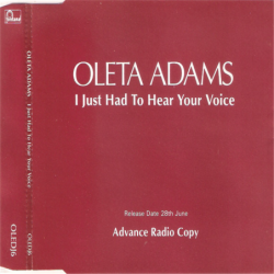 I just had to hear your voice - Adams Oleta