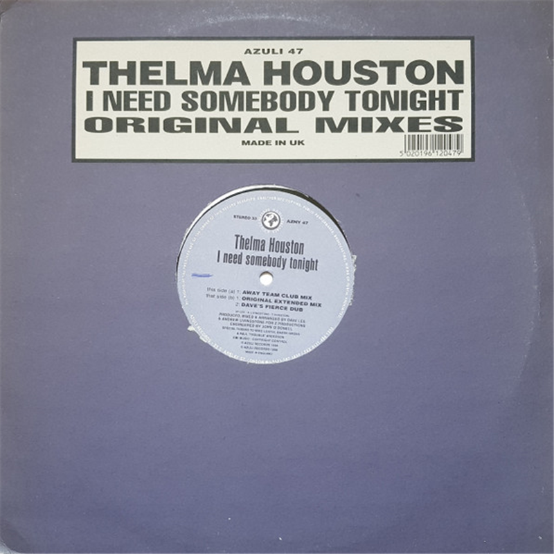 I need somebody tonight (Original Mixes) - Houston Thelma