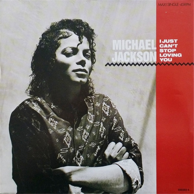 Copertina del maxisingle I Just Cannot Stop Loving You di Michael Jackson